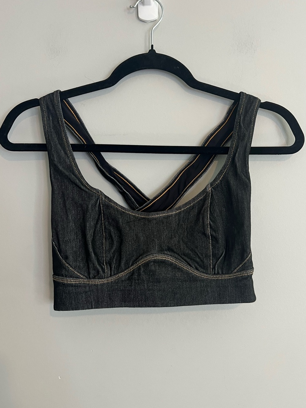 Halara Flex™™ InstantCool Washed Denim Tennis Tank Top Size XS